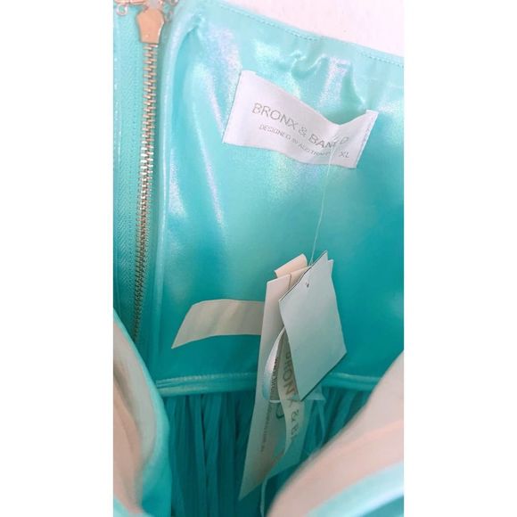Bronx and Banco Florence Strapless Light Blue Gown XL(US10) - Picture 8 of 10